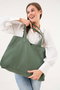 Zoozie Bags Bolsa de Lona Verde